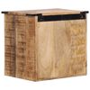 vidaXL Mesita de noche madera maciza de mango 40x30x37 cm
