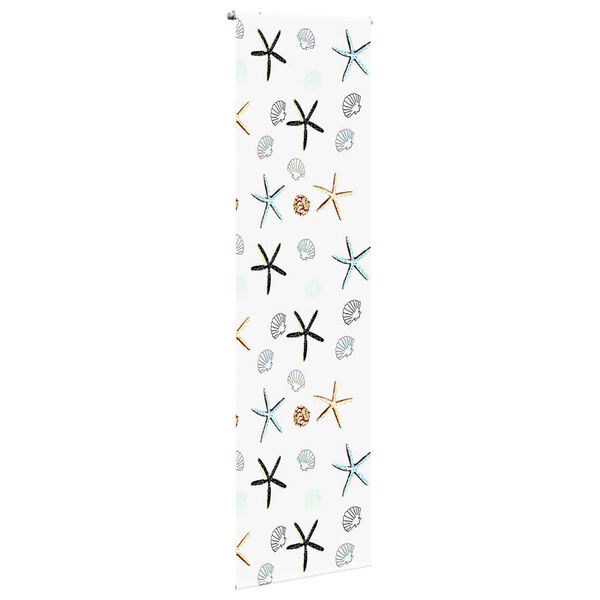 vidaXL Estor enrollable para ducha tela 80x240 cm ancho 76 cm