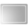 vidaXL Espejo de ba&ntilde;o con LED 80x60 cm