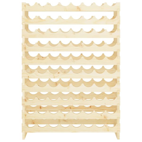 vidaXL Botellero madera maciza de pino 83x29x112 cm