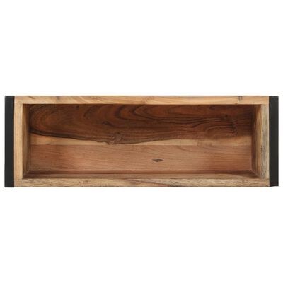 vidaXL Jardinera de madera maciza reciclada 60x20x68 cm