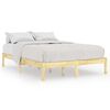 vidaXL Estructura de cama sin colch&oacute;n madera maciza 140x190 cm