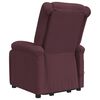 vidaXL Sillón de masaje elevable tela morado
