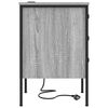 vidaXL Armario de Noche con caj&oacute;n 2 pcs Gris Sonoma 42 x 41 x 61 cm