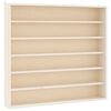 vidaXL Vitrina de madera para coleccionistas con 6 estantes
