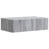 vidaXL Mesa Lateral Montada en la Pared Sonoma gris 59 x 34,5 x 17 cm
