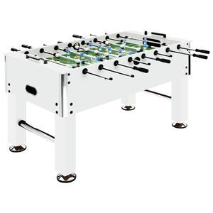 vidaXL Futbol&iacute;n de acero blanco 60 kg 140x74,5x87,5 cm
