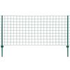 vidaXL Euro Valla de acero verde 20x1,5 m