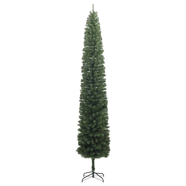 vidaXL Árbol de Navidad artificial Verde 270 cm PVC, Acero y Plástico