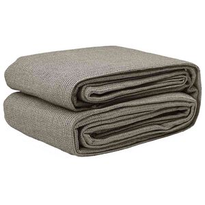 vidaXL Alfombra para tienda Manual Gris Claro 200 x 200 cm Polietileno