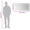 vidaXL Espejo de ba&ntilde;o con LED 100x50 cm