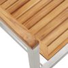 vidaXL Conjunto de Comedor de Jard&iacute;n 7 pcs Madera de teca maciza