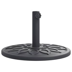 vidaXL Base de sombrilla semicircular para palos de &Oslash;38/48 mm 12 kg