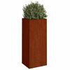vidaXL Jardinera de acero corten 32x29x75 cm