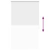vidaXL Persiana estor opaca enrollable blanco 100x175 cm