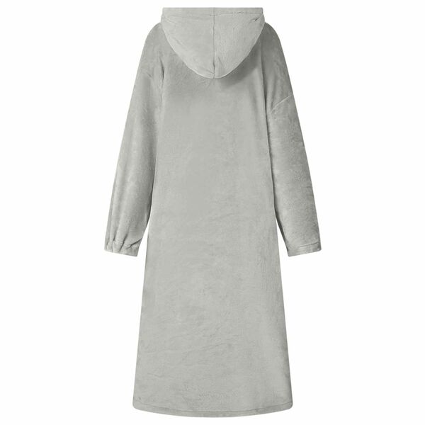 vidaXL Sudadera manta Gris m Franela