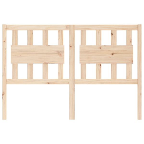 vidaXL Cabecero de cama madera maciza de pino 140,5x4x100 cm