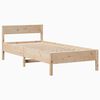 vidaXL Estructura de cama sin colch&oacute;n madera maciza de pino 90x190 cm