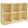 vidaXL Estanter&iacute;a de madera maciza de pino 104x33x76 cm