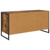 vidaXL Gabinete de TV con caj&oacute;n Roble Humo 100 x 36 x 49.5 cm