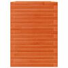 vidaXL Jardinera madera maciza de pino marr&oacute;n cera 50x50x68,5 cm