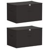 vidaXL Caja de Almacenamiento 2 uds. Tejido no tejido 60 x 43 x 35 cm