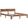 vidaXL Estructura de cama sin colch&oacute;n madera maciza 140x200 cm