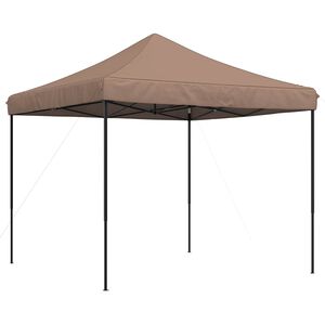vidaXL Carpa de Fiesta 292 x 292 x 315 cm Marr&oacute;n Tela Oxford