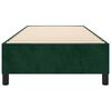 vidaXL Estructura de cama con somier terciopelo verde oscuro 80x200cm
