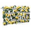 vidaXL Enrejado valla expansible hiedra artificial amarillo 180x30 cm