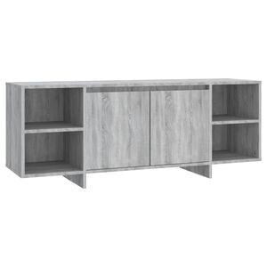 vidaXL Mueble de TV madera de ingenier&iacute;a gris Sonoma 130x35x50 cm