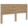 vidaXL Cabecero Roble artesanal 180 cm Madera contrachapada