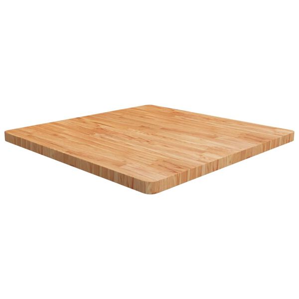 vidaXL Tablero de mesa cuadrada madera roble marrón claro 90x90x4 cm