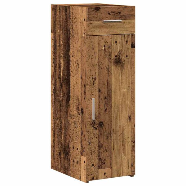 vidaXL Aparador con caj&oacute;n Madera vieja 30 x 42,5 x 93 cm