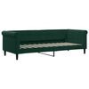 vidaXL Sof&aacute; cama nido terciopelo verde oscuro 80x200 cm
