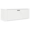 vidaXL Zapatero pared madera contrachapada blanco 100x35x38 cm
