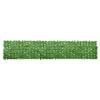 vidaXL Toldo para balc&oacute;n con hojas verde 400x75cm