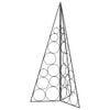 vidaXL &Aacute;rbol de Navidad de metal KUOPIO 100 cm Acero Negro
