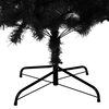 vidaXL &Aacute;rbol de Navidad con 300 LED con soporte Negro 180 cm PVC