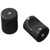 vidaXL Perilla de gabinete 2 uds. Negro 18 x 23 mm Hierro