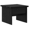vidaXL Mesa de Caf&eacute; Roble Negro 55 x 54,5 x 45 cm Madera contrachapada