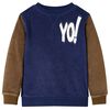 vidaXL Sudadera infantil azul marino oscuro 92