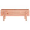 vidaXL Arriate elevado jardín madera maciza abeto Douglas 101x30x38 cm