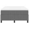vidaXL Cama tipo Box Spring Gris claro y . 120 x 190 cm Tela de Pana