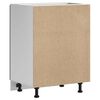 vidaXL Mueble bajo para fregadero Kalmar roble marrón 60x46x81,5 cm