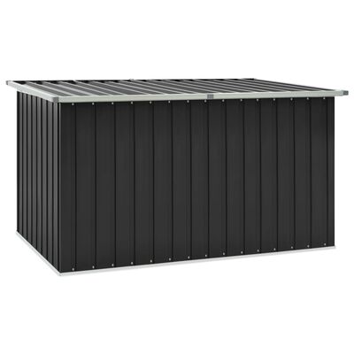 vidaXL Caja de almacenaje para jardín gris antracita 171x99x93 cm