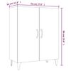 vidaXL Aparador madera contrachapada color roble marr&oacute;n 70x34x90 cm
