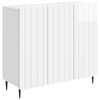 vidaXL Aparador Brillante 89 x 34,5 x 82 cm Madera de Ingenier&iacute;a