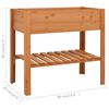 vidaXL Jardinera de madera de abeto 88x43x80 cm