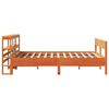 vidaXL Cama sin colch&oacute;n madera maciza de pino marr&oacute;n cera 140x200 cm